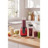 Karaca Blendfit Go Personal Kişisel Smoothie Blender Çift Hazne Kırmızı 600ml & 400 ml