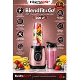 Karaca Blendfit Go Rosegold Personal Kişisel Smoothie Blender Buz Kırıcılı Çift Hazne 600ML & 400ML - Rose Gold