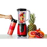 Karaca Blendfit Smoothie Blender 550 W 1 lt Kapasite ile Hızlı Karıştırma Fonksiyonu - Kırmızı