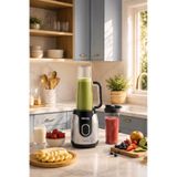 Karaca Blendy Personal Kişisel Kulplu Smoothie Blender Çift Hazneli Silver gumus