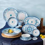 Karaca Blue Harmony Melamin Servis Tabağı 35 cm