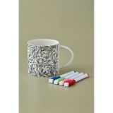 Karaca Boyama Seti Harper Diy Mug 350 Ml Çok Renkli