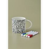 Karaca Boyama Seti Harper Flower Diy Mug 350 ml