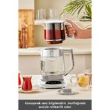 Karaca Çay, Mama Suyu Ve Kettle 3 In 1 Aile Boyu Kapasiteli Konuşan Cam Çay Makinesi 1700w