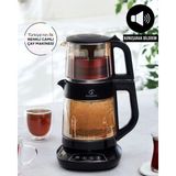 Karaca Çay, Mama Suyu ve Kettle 3 In 1 Konuşan Cam Çay Makinesi Aile Boyu Kapasite 1700W - Parlak