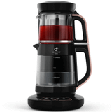 Karaca Çaysever Robotea Connect 3 in 1 Rosegold Cam Çay Makinesi