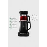 Karaca Çaysever Robotea Pro 4in1 Konuşan Otomatik Çay Makinesi, Isıtıcı ve Filtre Kahve Demleme Mak. - Inox Mat