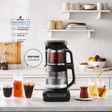 Karaca Çaysever Robotea Pro Connect 4 In 1 Konuşan Otomatik Cam Çay ve Filtre Kahve Demleme Makinesi