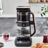 Karaca Çaysever Robotea Pro Konuşan Otomatik Çay ve Filtre Kahve Demleme Makinesi 2500W - Rose Gold
