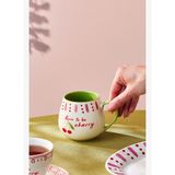Karaca Cherry Time Kupa Yeşil 355 ml