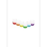 Karaca Colore Renkli 340 ml 6'lı Su Bardağı Seti