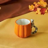 Karaca Cozy Bal Kabağı Rakun Kupa 320 ml