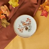 Karaca Cozy Kuş Pasta Tabağı 21 cm Seramik Yapı ile Modern ve Klasik Dekorasyonlara Uygun - Çok Renkli