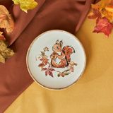 Karaca Cozy Sincap Pasta Tabağı 21 cm - Çok Renkli
