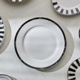 Karaca Damalı Porselen 22 cm Servis Tabağı