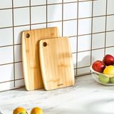 Karaca Delphın Bamboo 2'li Pro Kesme Tahtası 28/33 cm - Kahverengi