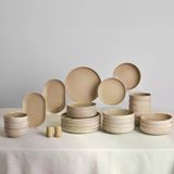 Karaca Earth Collection Terra 36 Parça 8 Kişilik Yemek Takımı Bej
