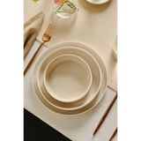 Karaca Earth Collection Ultra Premium Finesse 24 Parça 6 Kişilik Yemek Takımı Krem