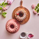 Karaca Ekin Dilimli Silkon Kek Kalıbı - Pembe