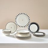 Karaca Elegance Bone 50.Yıl İmza Koleksiyonu Kore 24 Parça 6 Kişilik Yemek Takımı