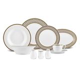 Karaca Elegance Bone Rule 71 Parça 12 Kişilik Gold Yemek Takımı