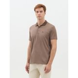 Karaca Erkek Regular Fıt Polo Yaka Tişört-Kahve - 2XL