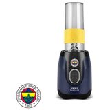 Karaca Fenerbahçe Lisanslı Kişisel Smoothie Blender, 600 ml Bpa'sız Taşınabilir Hazne, 4 Paslanmaz Çelik Bıçak, Buz Kırma Özellikli, 550 W Güçlü Motor - Lacivert