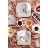 Karaca Fine Pearl Era Beyaz 26 Parça 6 Kişilik Kahvaltı Takımı