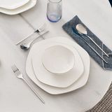Karaca Fine Pearl Extra Hexagon 58 Parça 12 Kişilik Yemek Takımı Gold