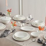 Karaca Fine Pearl Fame 55 Parça 12 Kişilik Platin Yemek Takımı