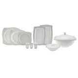 Karaca Folium Fine Bone 60 Parça 12 Kişilik Kare Yemek Takımı