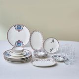 Karaca Forever Bone Iznik 26 Parça 6 Kişilik Kahvaltı Takımı