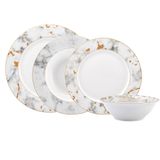 Karaca Forever Bone Marble 24 Parça 6 Kişilik Yemek Takımı