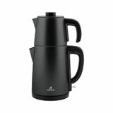 Karaca Gastro Dem 2 in 1 Çelik Inox Shiny Black Çay Makinesi