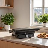 Karaca Gastro Grill Glass Premium Tost Makinesi 2400 W Granit Plaka Siyah Chrome Özellikli - Black Chrome