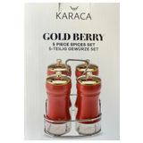 Karaca Gold Berry 5 Parça Baharat Takımı