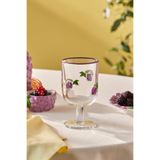 Karaca Grape Üzüm Desenli Kadeh 390 ml Mor