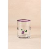 Karaca Grape Üzüm Desenli Meşrubat Bardağı 420 ml Mor