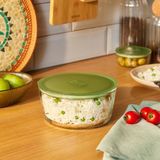 Karaca Green Yuvarlak Cam 1650 ml Saklama Kabı