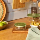 Karaca Green Yuvarlak Cam 300 ml Saklama Kabı