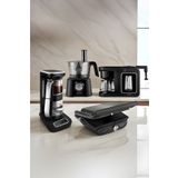 Karaca Gurme Luxury 3.0 Elektrikli Evlilik Paketi Tost, Kahve, Çay Makinesi ve Mutfak Robotu Black Chrome