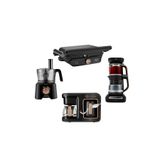 Karaca Gurme Luxury 3.0 Elektrikli Evlilik Paketi Tost, Kahve, Çay Makinesi ve Mutfak Robotu Black Copper