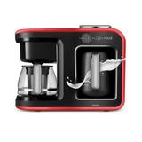 Karaca Hatır Plus 5 in 1 Konuşan Közde ve Sütlü Türk Kahvesi ve Filtre Kahve Makinesi Cherry Red