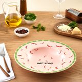 Karaca hgmnbmvg Hot Stuff Makarna Tabağı Pembe 27 Cm