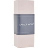 Karaca Home %100 Pamuk Lastikli Çarşaf Tek Kişilik Toprak - Kahve - Krem - 100 x 200+30 cm
