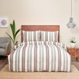 Karaca Home 160x220 cm Lesli İndigo Tek Kişilik İpliği Boyalı Nevresim Takımı
