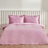 Karaca Home 200 x 220 cm Cool Touch Stripe Çift Kişilik Pembe Nevresim Takımı