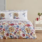 Karaca Home 200 x 220 cm Persly Mavi %100 Pamuk Çift Kişilik Nevresim Takımı