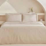 Karaca Home 200 x 220 cm White Collection Lavin Bej Çift Kişilik Nevresim Takımı