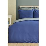 Karaca Home 200x220 cm Basic Petrol Lacivert Pamuk Çift Taraflı Çift Kişilik Nevresim Takımı